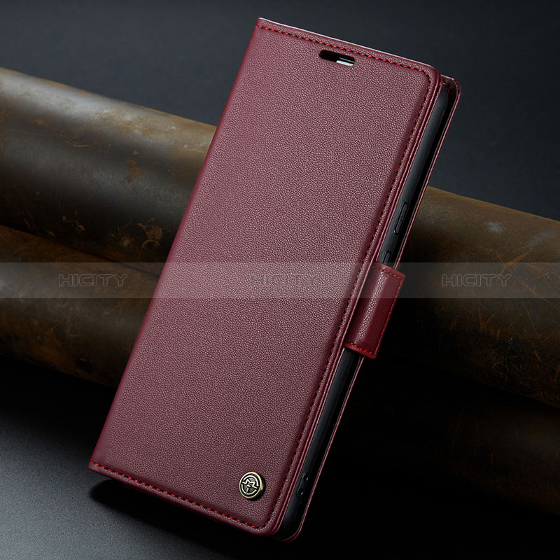 Custodia Portafoglio In Pelle Cover con Supporto C04S per Google Pixel 8a 5G Rosso