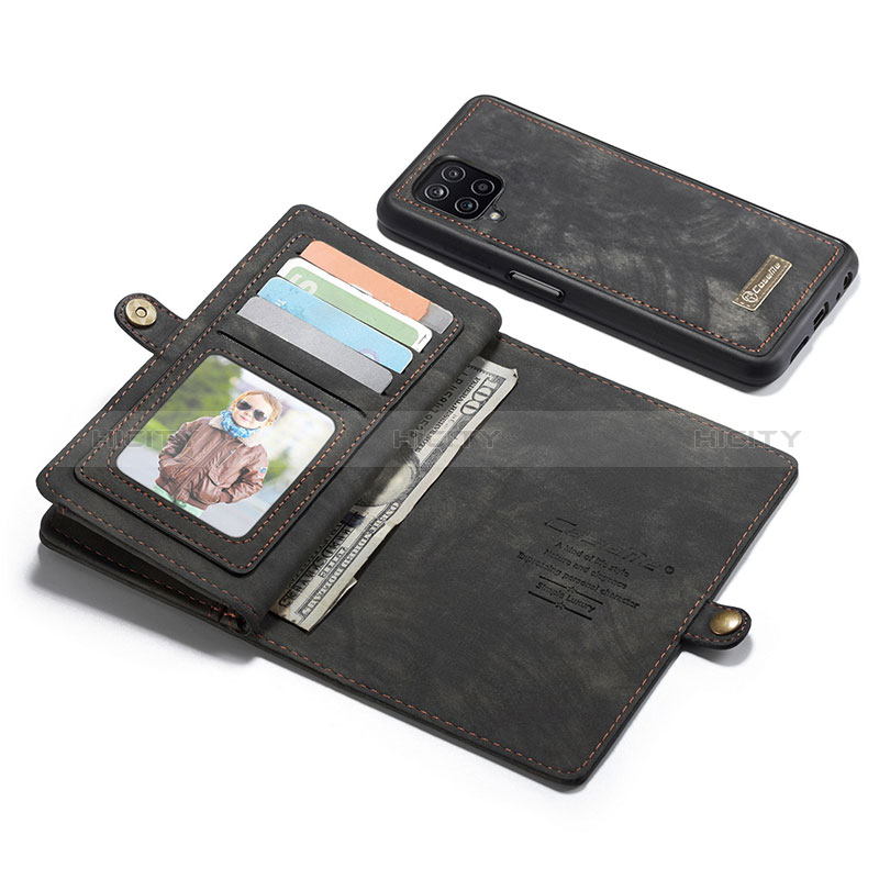 Custodia Portafoglio In Pelle Cover con Supporto C04S per Samsung Galaxy F12