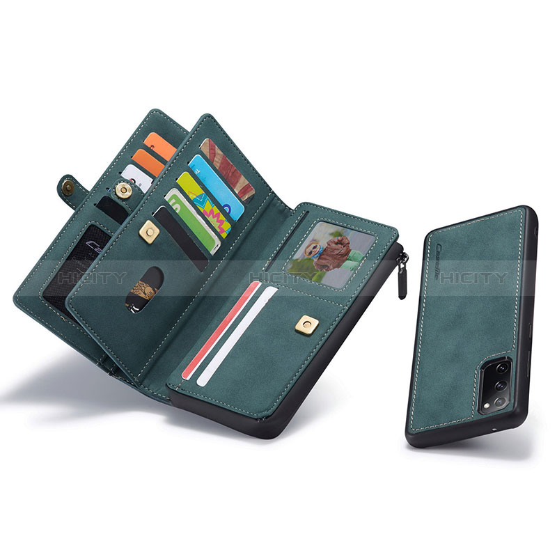 Custodia Portafoglio In Pelle Cover con Supporto C04S per Samsung Galaxy S20 FE 4G