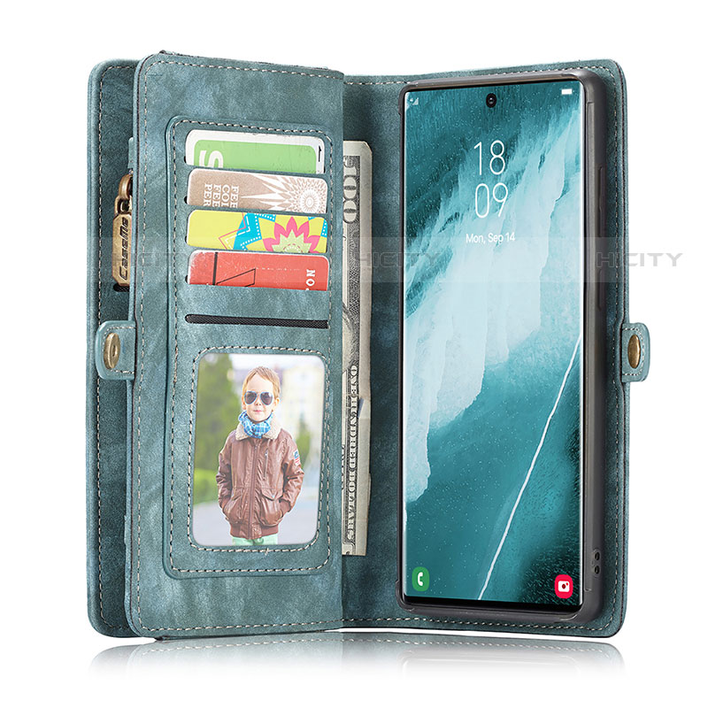 Custodia Portafoglio In Pelle Cover con Supporto C04S per Samsung Galaxy S21 Ultra 5G