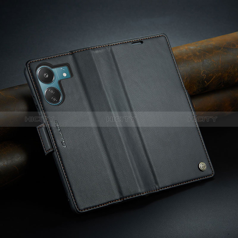 Custodia Portafoglio In Pelle Cover con Supporto C04S per Xiaomi Poco C65