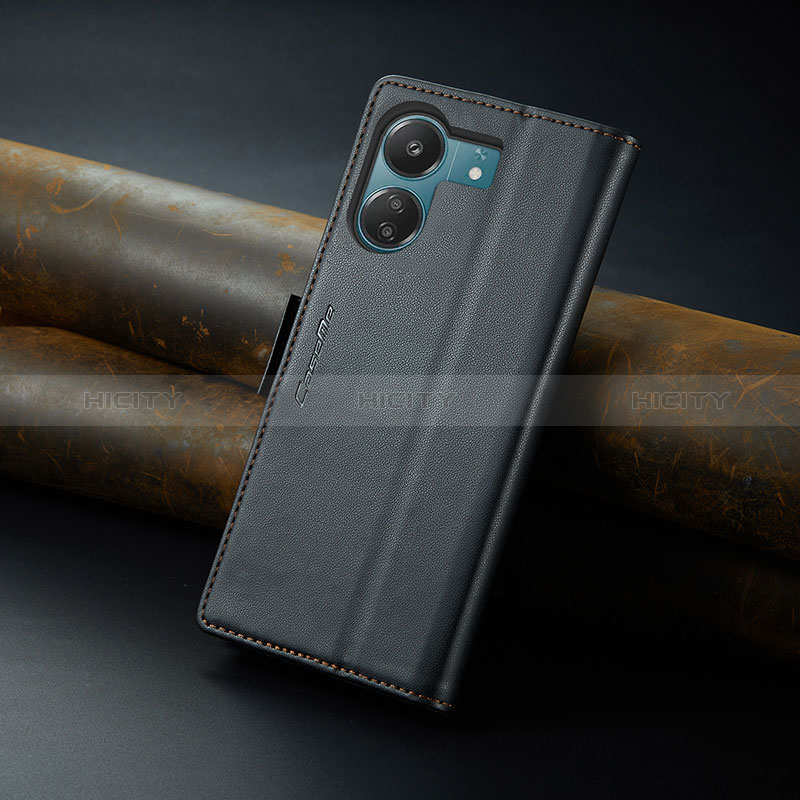 Custodia Portafoglio In Pelle Cover con Supporto C04S per Xiaomi Poco C65