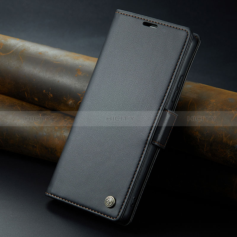 Custodia Portafoglio In Pelle Cover con Supporto C04S per Xiaomi Poco M6 Pro 5G Nero