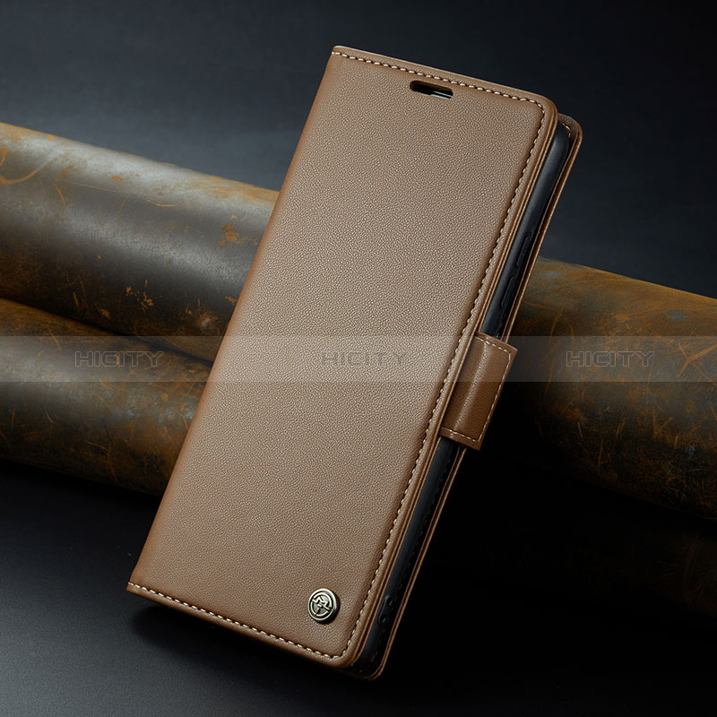 Custodia Portafoglio In Pelle Cover con Supporto C04S per Xiaomi Redmi Note 13 Pro 5G Marrone