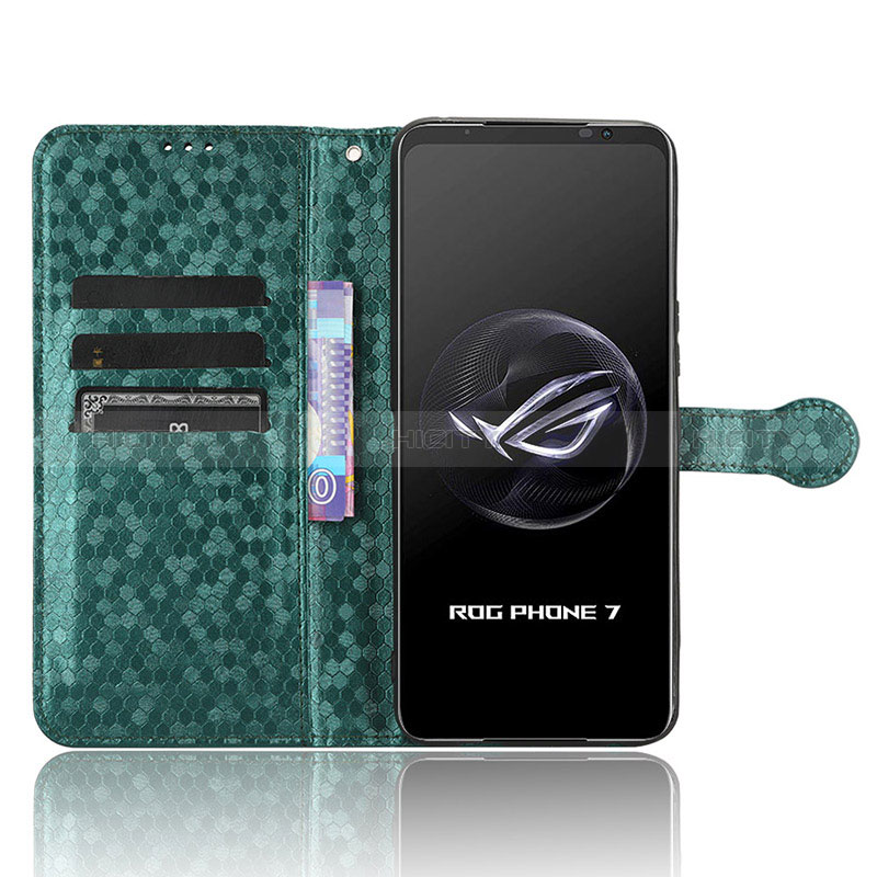 Custodia Portafoglio In Pelle Cover con Supporto C04X per Asus ROG Phone 7