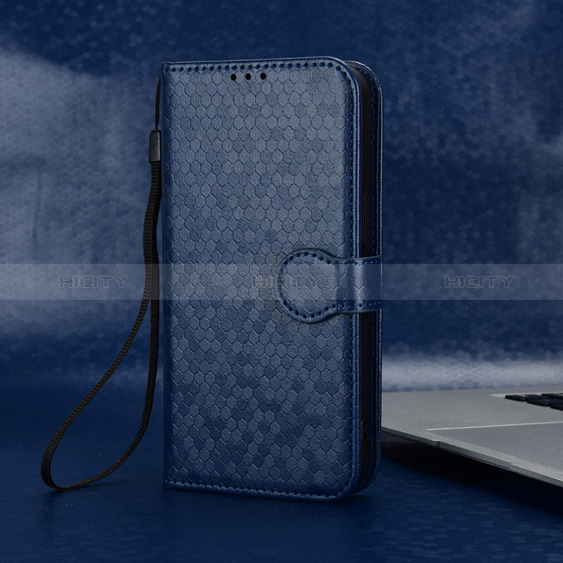 Custodia Portafoglio In Pelle Cover con Supporto C04X per Huawei Honor 70 Lite 5G Blu