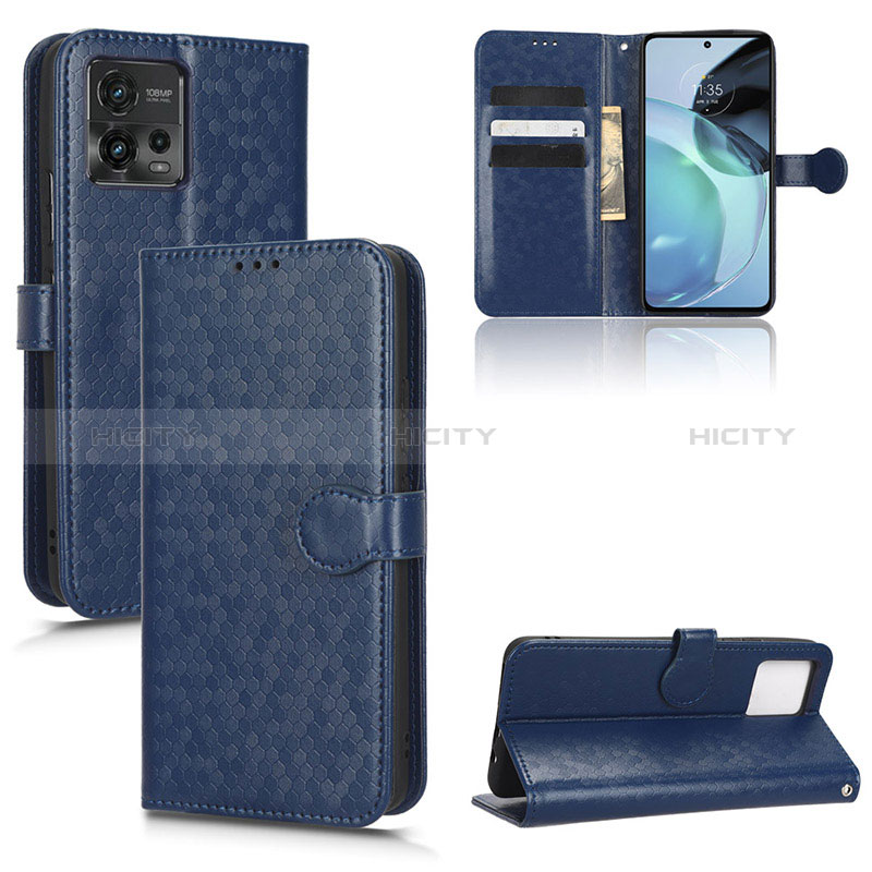 Custodia Portafoglio In Pelle Cover con Supporto C04X per Motorola Moto G72