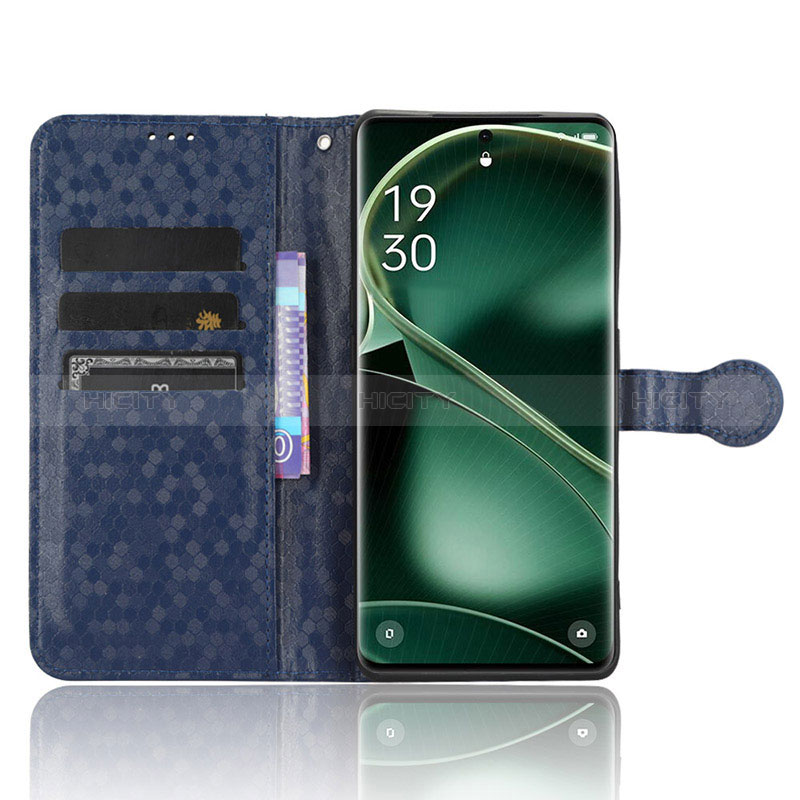 Custodia Portafoglio In Pelle Cover con Supporto C04X per Oppo Find X6 Pro 5G