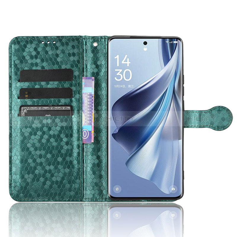 Custodia Portafoglio In Pelle Cover con Supporto C04X per Oppo Reno10 Pro+ Plus 5G