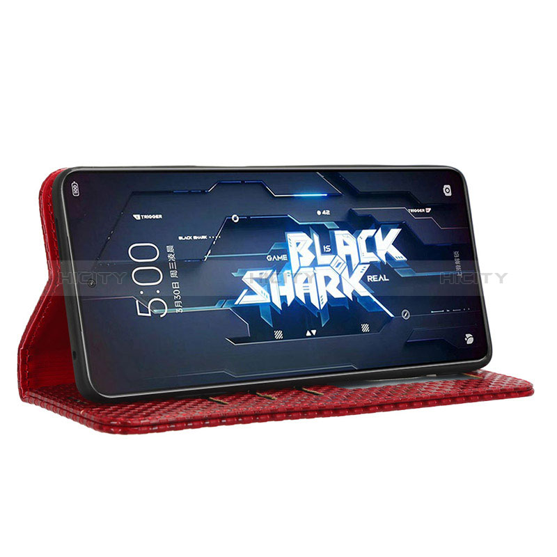 Custodia Portafoglio In Pelle Cover con Supporto C04X per Xiaomi Black Shark 5 Pro 5G