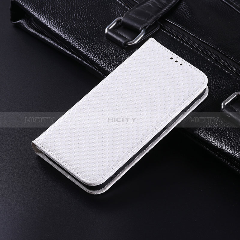 Custodia Portafoglio In Pelle Cover con Supporto C04X per Xiaomi Redmi 9 Activ Bianco