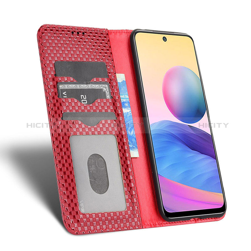 Custodia Portafoglio In Pelle Cover con Supporto C04X per Xiaomi Redmi Note 10 5G