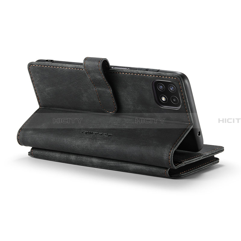 Custodia Portafoglio In Pelle Cover con Supporto C05S per Samsung Galaxy A22 5G