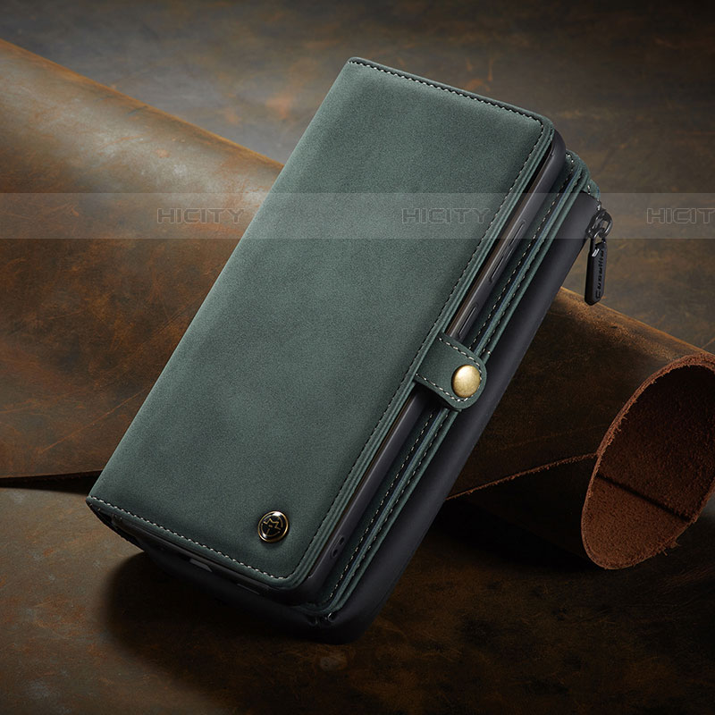 Custodia Portafoglio In Pelle Cover con Supporto C05S per Samsung Galaxy A72 5G Verde