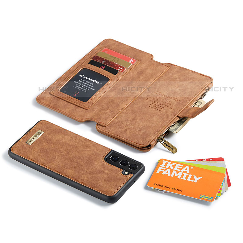 Custodia Portafoglio In Pelle Cover con Supporto C05S per Samsung Galaxy S21 Plus 5G