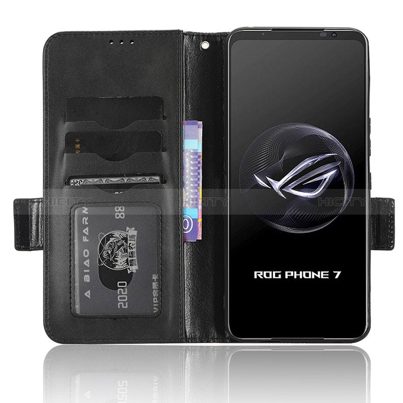 Custodia Portafoglio In Pelle Cover con Supporto C05X per Asus ROG Phone 7