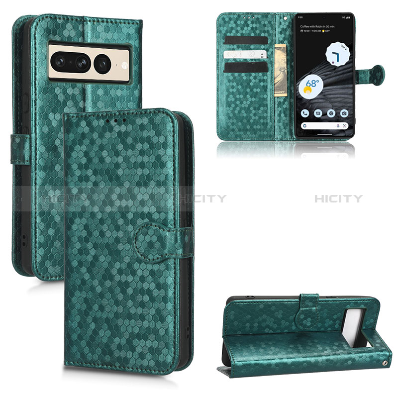 Custodia Portafoglio In Pelle Cover con Supporto C05X per Google Pixel 7 Pro 5G