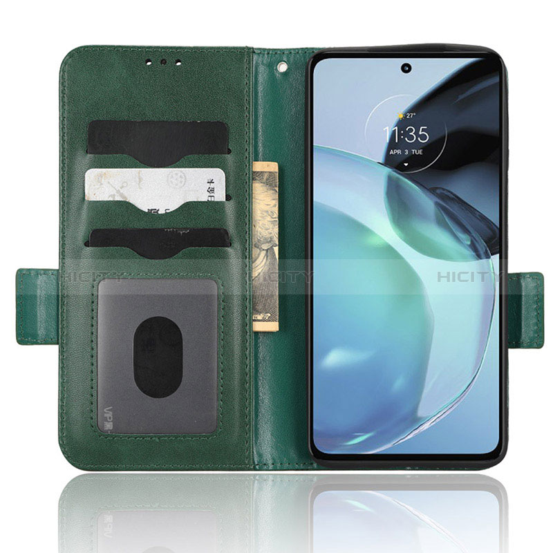 Custodia Portafoglio In Pelle Cover con Supporto C05X per Motorola Moto G72