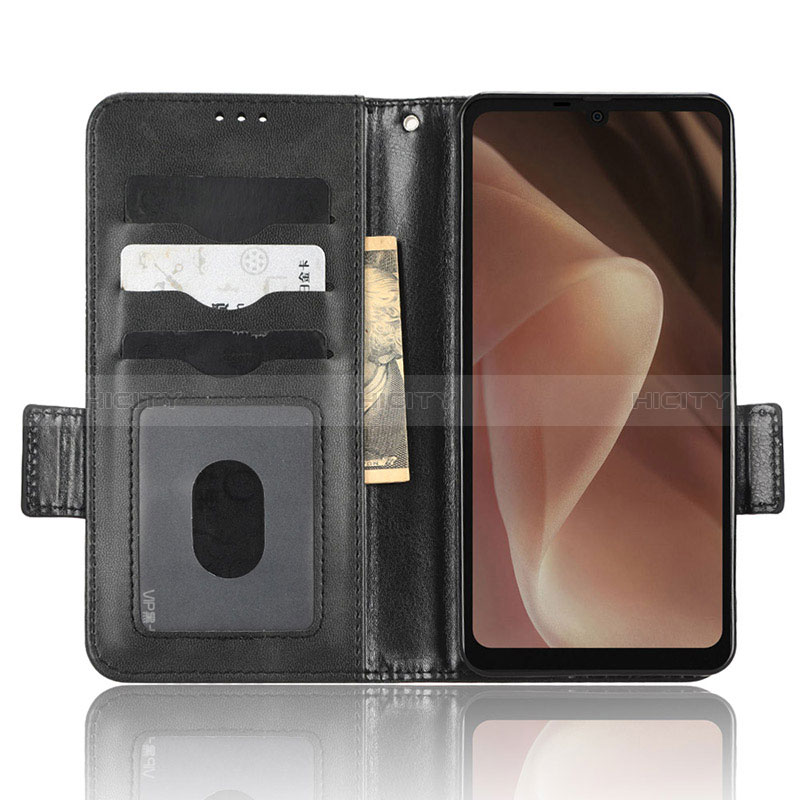 Custodia Portafoglio In Pelle Cover con Supporto C05X per Sharp Aquos Sense7 Plus