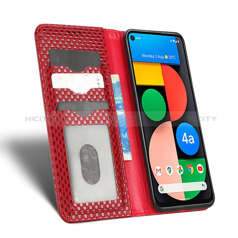 Custodia Portafoglio In Pelle Cover con Supporto C06X per Google Pixel 5 XL 5G