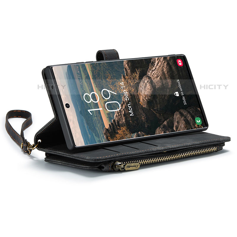 Custodia Portafoglio In Pelle Cover con Supporto C07S per Samsung Galaxy S21 Ultra 5G