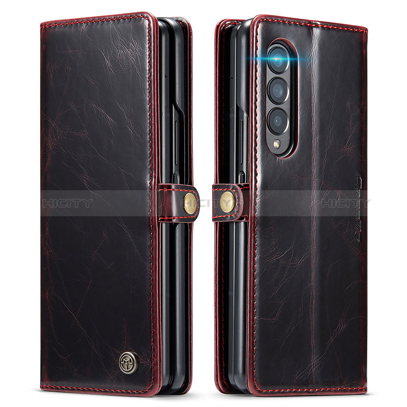 Custodia Portafoglio In Pelle Cover con Supporto CS2 per Samsung Galaxy Z Fold3 5G