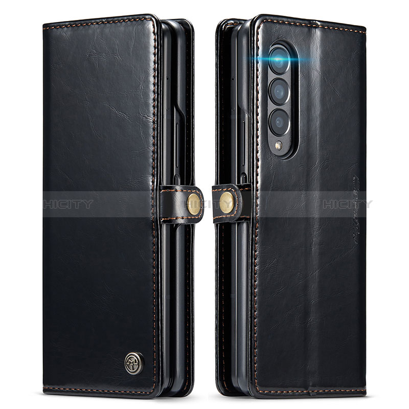 Custodia Portafoglio In Pelle Cover con Supporto CS2 per Samsung Galaxy Z Fold3 5G