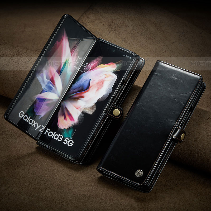 Custodia Portafoglio In Pelle Cover con Supporto CS3 per Samsung Galaxy Z Fold4 5G