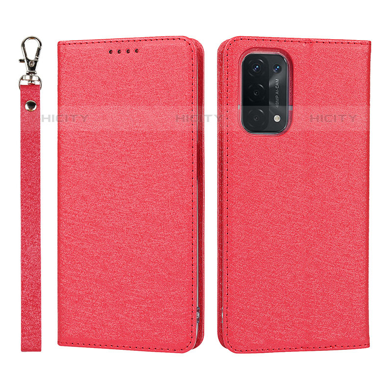 Custodia Portafoglio In Pelle Cover con Supporto D01T per OnePlus Nord N200 5G