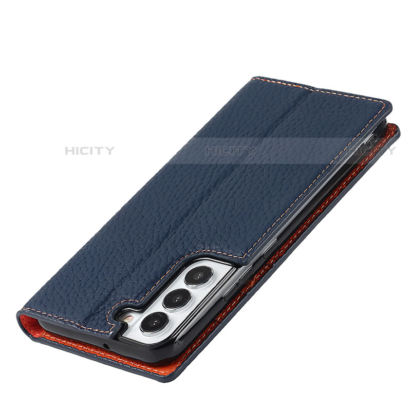 Custodia Portafoglio In Pelle Cover con Supporto D01T per Samsung Galaxy S22 5G