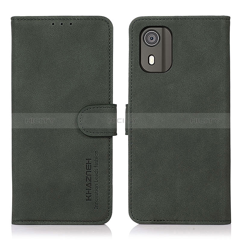 Custodia Portafoglio In Pelle Cover con Supporto D01Y per Nokia C02