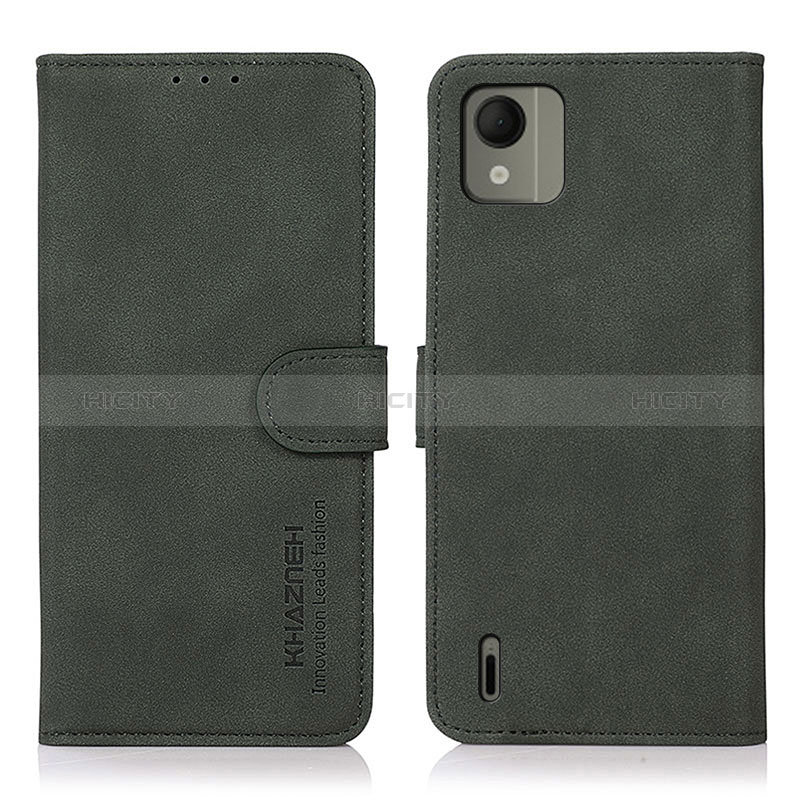 Custodia Portafoglio In Pelle Cover con Supporto D01Y per Nokia C110