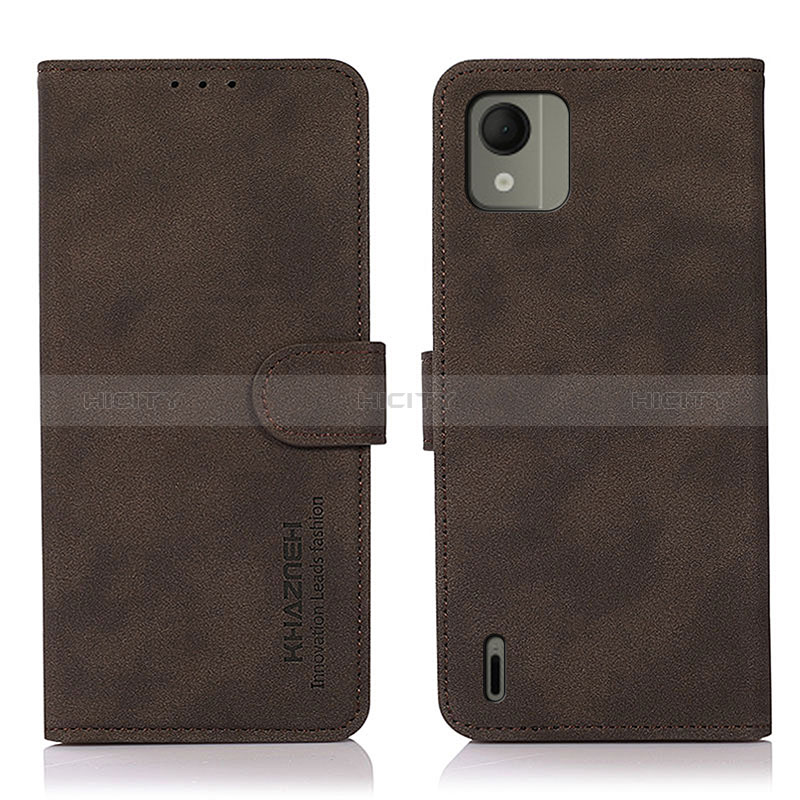 Custodia Portafoglio In Pelle Cover con Supporto D01Y per Nokia C110