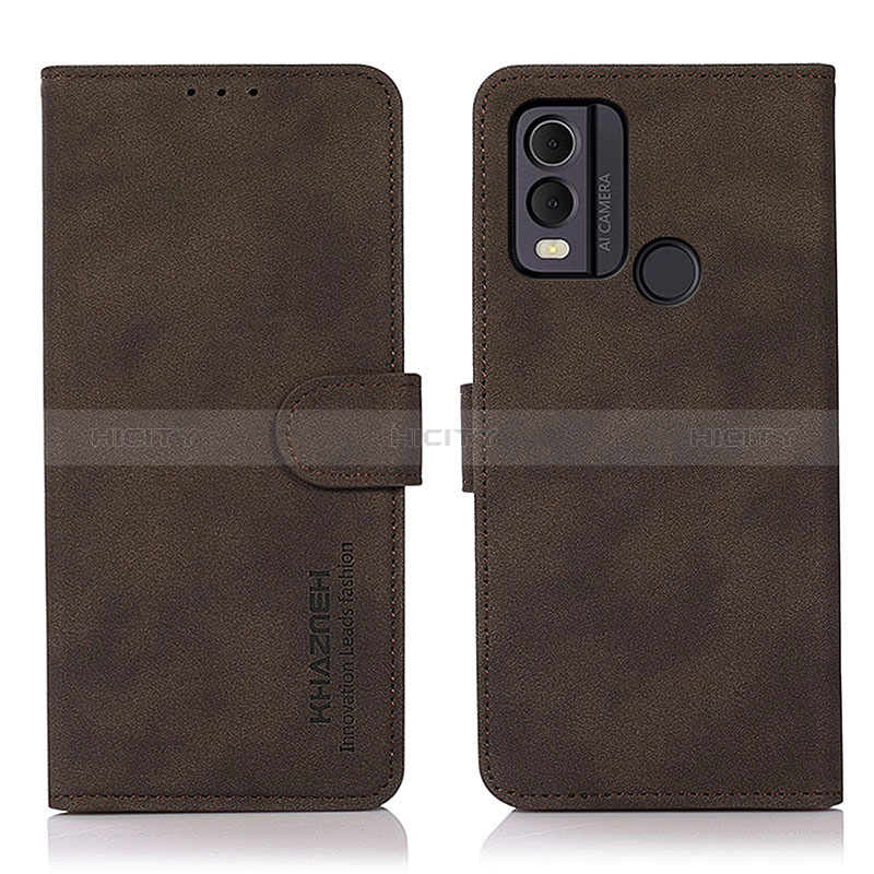 Custodia Portafoglio In Pelle Cover con Supporto D01Y per Nokia C22