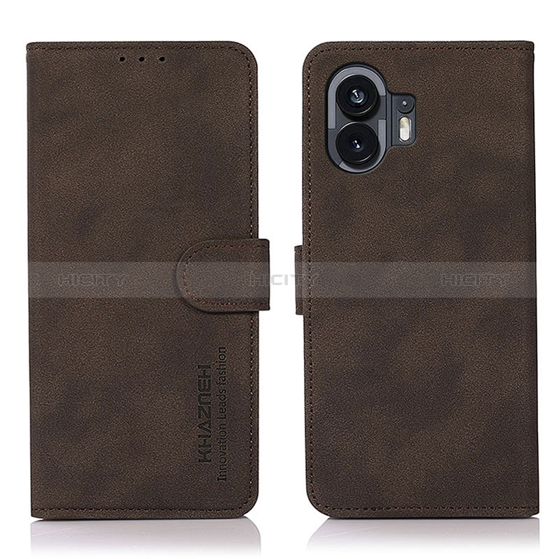 Custodia Portafoglio In Pelle Cover con Supporto D01Y per Nothing Phone 2