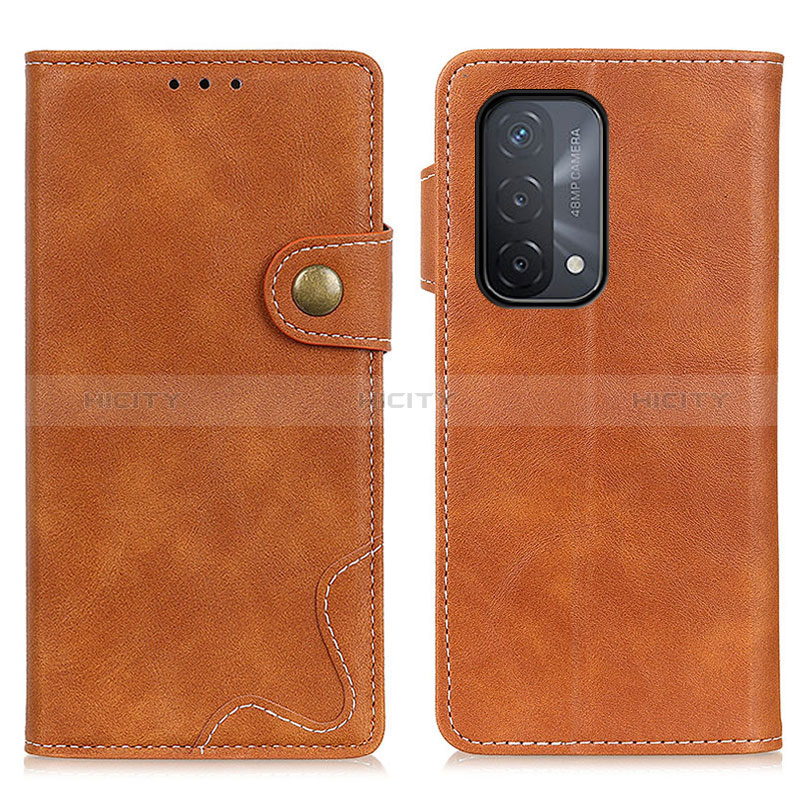 Custodia Portafoglio In Pelle Cover con Supporto D01Y per Oppo A74 5G