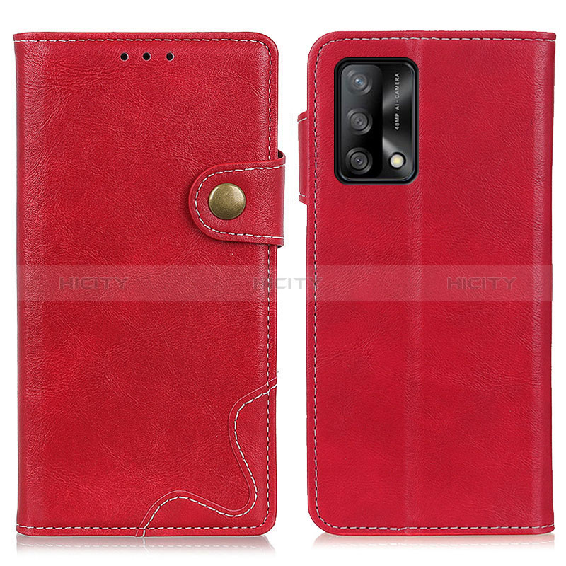 Custodia Portafoglio In Pelle Cover con Supporto D01Y per Oppo A95 4G