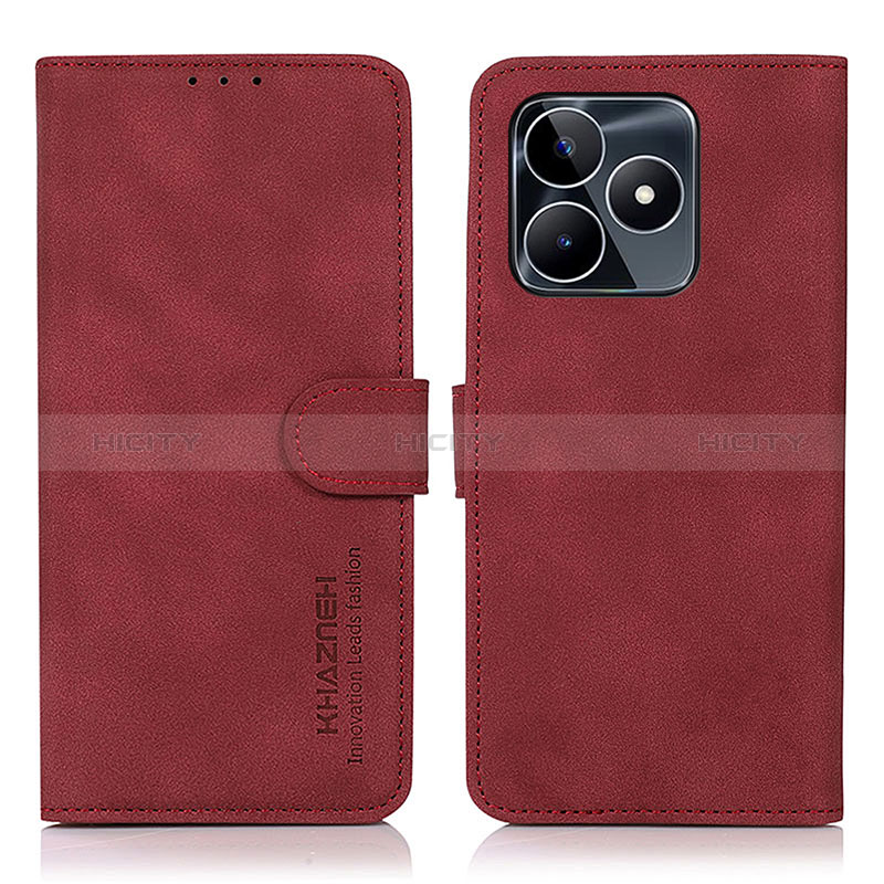 Custodia Portafoglio In Pelle Cover con Supporto D01Y per Realme C51