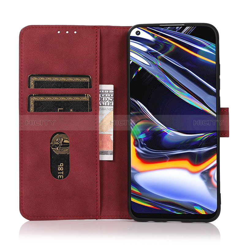 Custodia Portafoglio In Pelle Cover con Supporto D01Y per Realme Q5i 5G