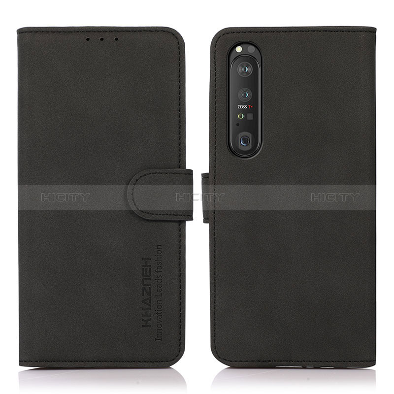 Custodia Portafoglio In Pelle Cover con Supporto D01Y per Sony Xperia 1 III