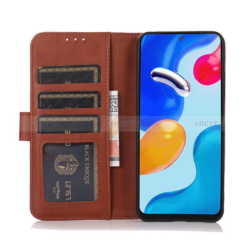 Custodia Portafoglio In Pelle Cover con Supporto D01Y per Sony Xperia 10 IV