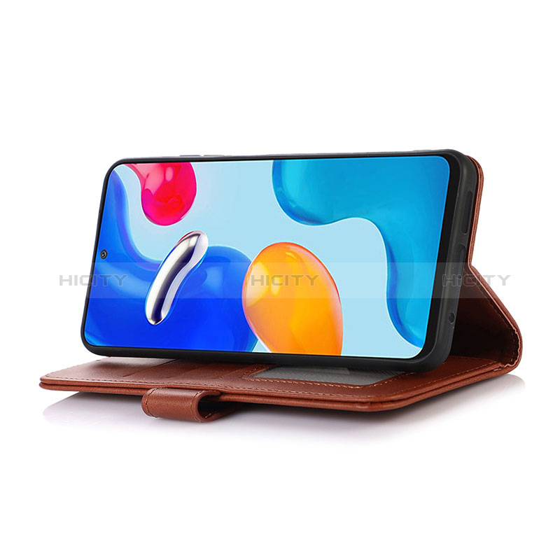 Custodia Portafoglio In Pelle Cover con Supporto D01Y per Sony Xperia 10 IV