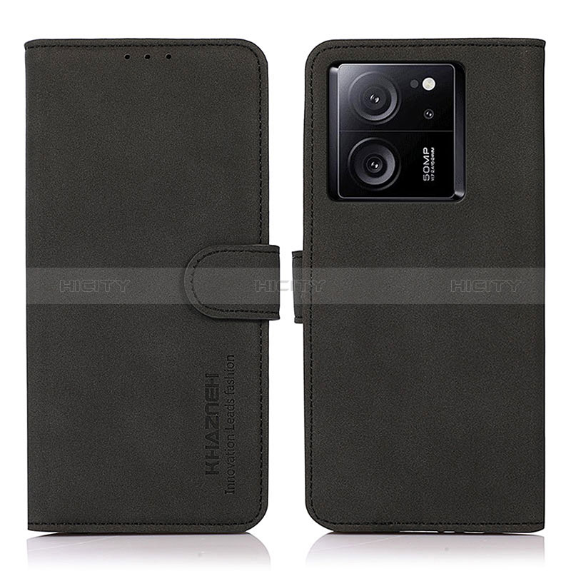 Custodia Portafoglio In Pelle Cover con Supporto D01Y per Xiaomi Mi 13T 5G Nero