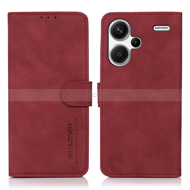 Custodia Portafoglio In Pelle Cover con Supporto D01Y per Xiaomi Redmi Note 13 Pro+ Plus 5G