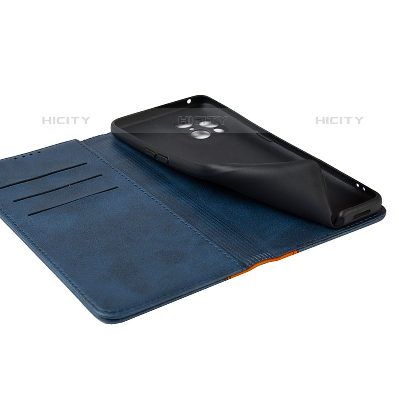 Custodia Portafoglio In Pelle Cover con Supporto D02T per Oppo Find X3 Pro 5G