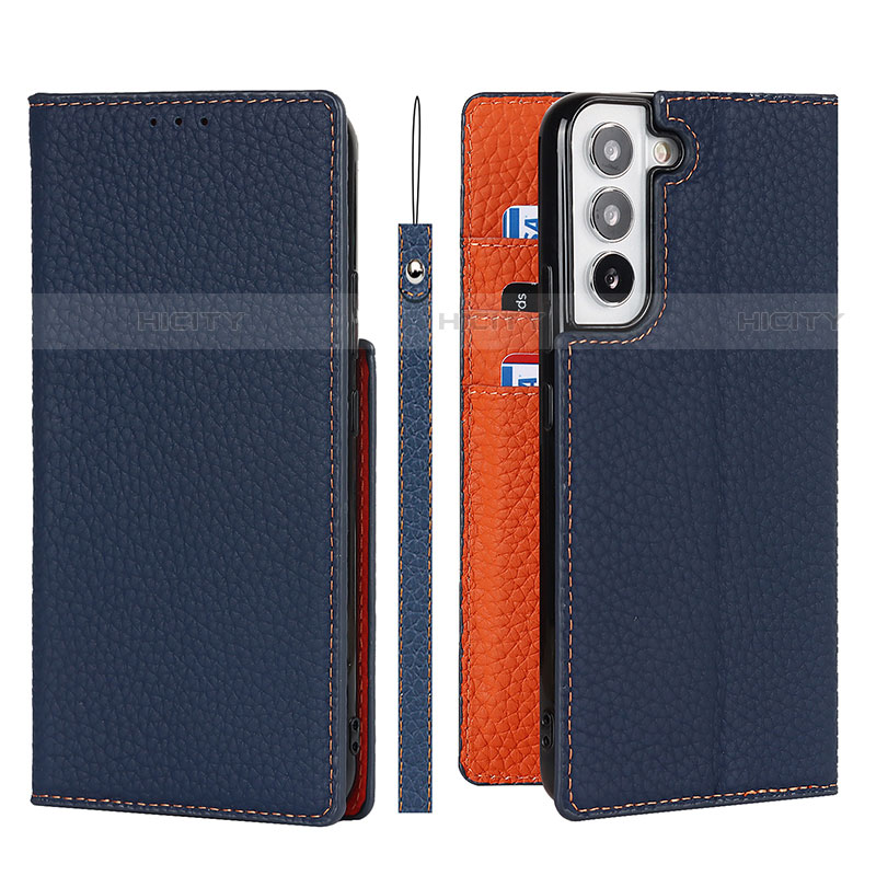 Custodia Portafoglio In Pelle Cover con Supporto D02T per Samsung Galaxy S21 Plus 5G