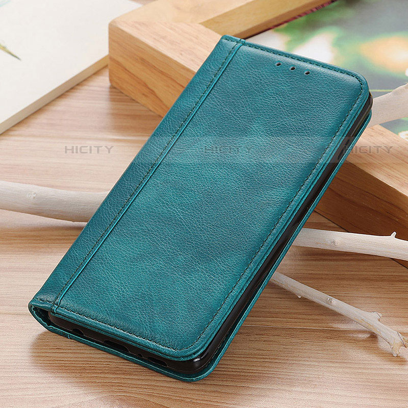 Custodia Portafoglio In Pelle Cover con Supporto D02Y per Motorola Moto G10 Verde