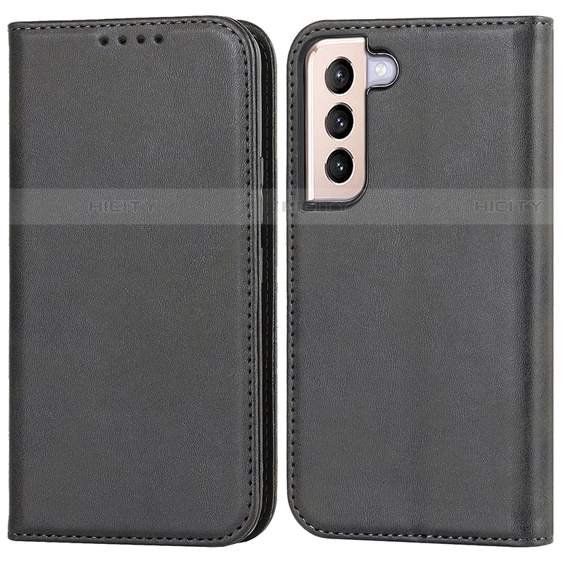 Custodia Portafoglio In Pelle Cover con Supporto D03T per Samsung Galaxy S21 Plus 5G Nero