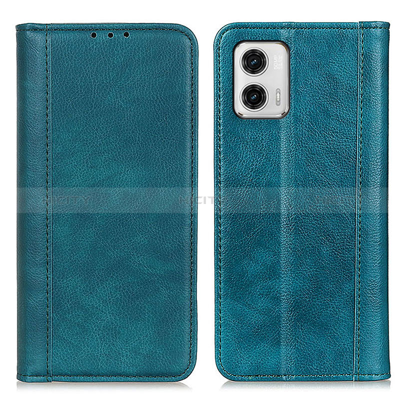 Custodia Portafoglio In Pelle Cover con Supporto D03Y per Motorola Moto G73 5G Verde