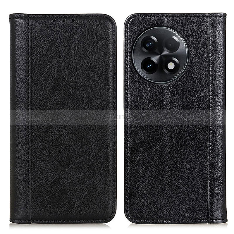 Custodia Portafoglio In Pelle Cover con Supporto D03Y per OnePlus Ace 2 5G Nero